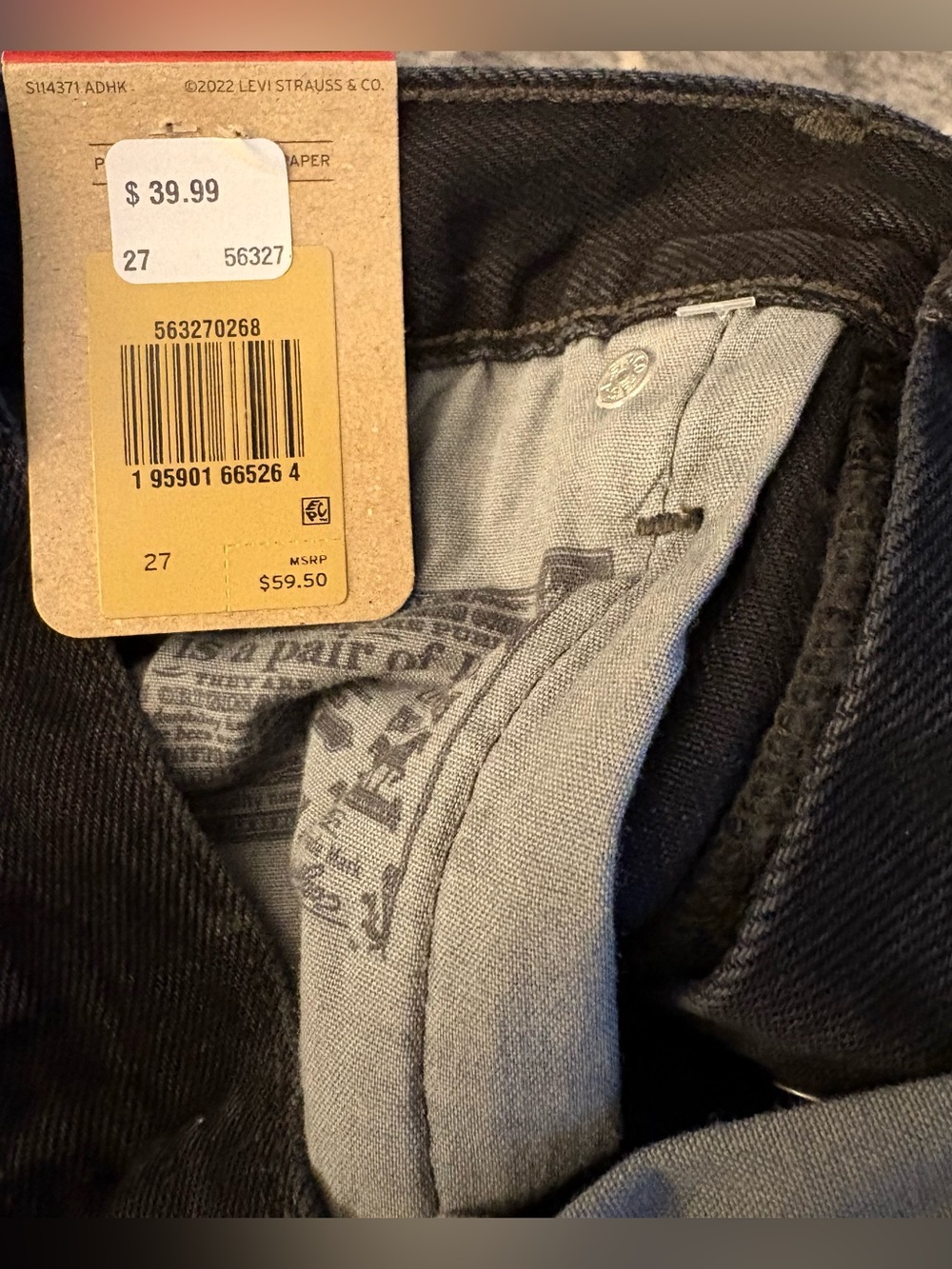 Levi's 501 Shorts Size 27 - Picture 7 of 7